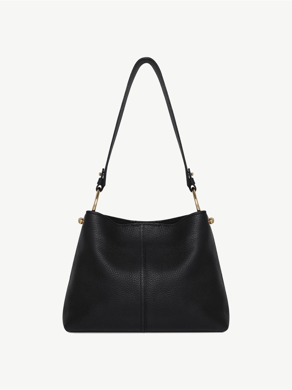 Strathberry Black Lana Hobo Bag with Adjustable Crossbody Strap - Picture 7 of 10